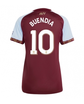 Billige Fotballdrakt Aston Villa Emiliano Buendia #10 Replika Hjemmedrakt Dame 2025-26 Kortermet Billige Fotballdrakt Aston Villa Emiliano Buendia #10 Replika Hjemmedrakt Dame 2025-26 Kortermet